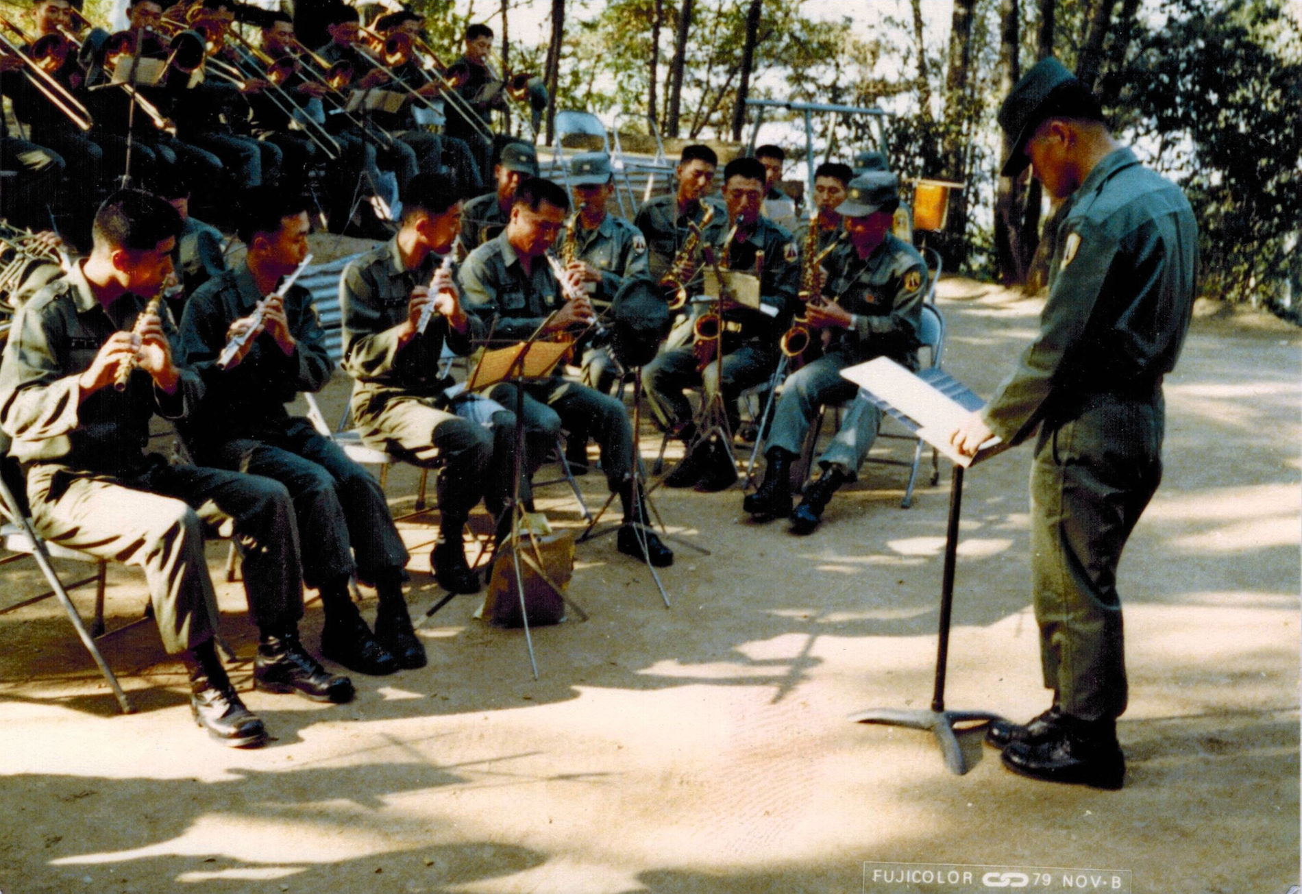 Tai-Lee Park beim Militärorchester in Seoul.