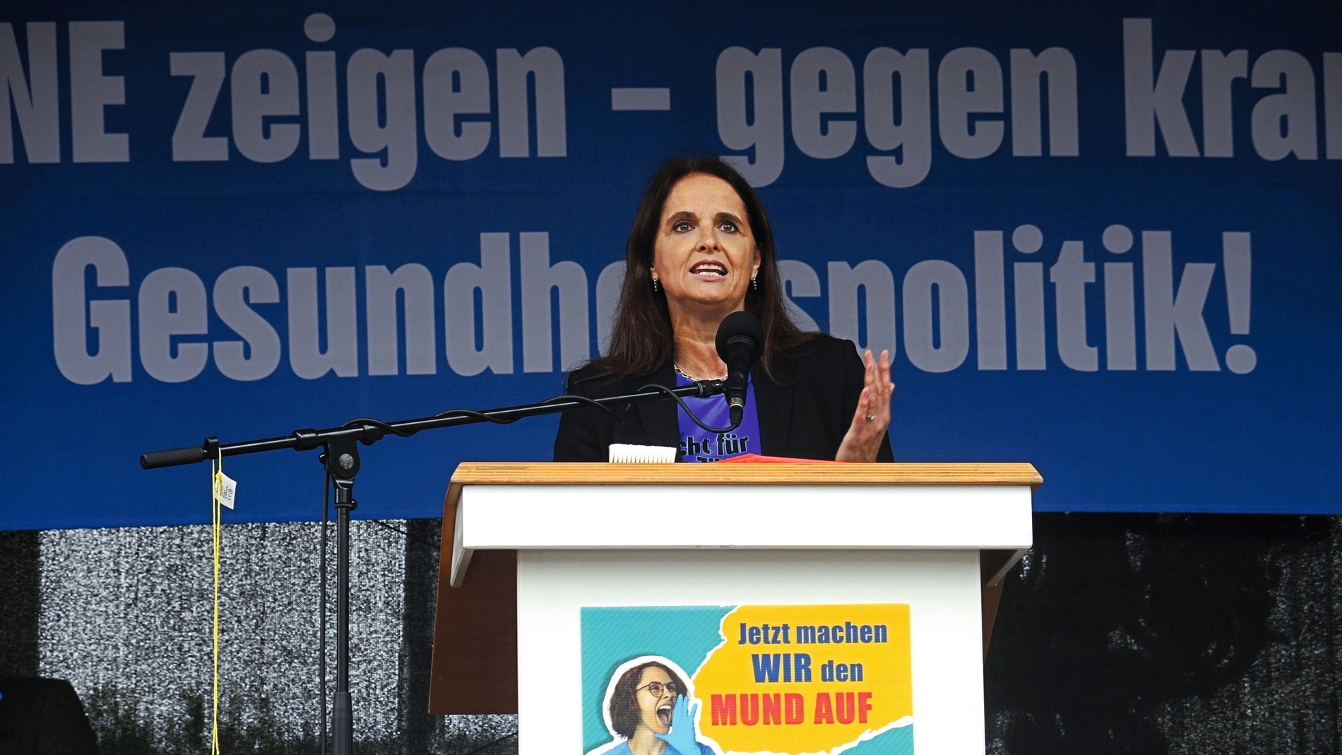 Dr. Doris Seiz, Protest Zahnärzte Hessen 250924