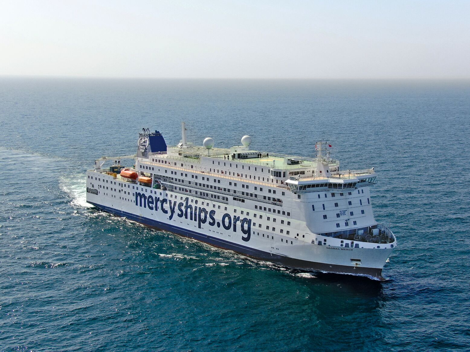 Zahnärztin Christina Schwander im Einsatz auf der Global Mercy