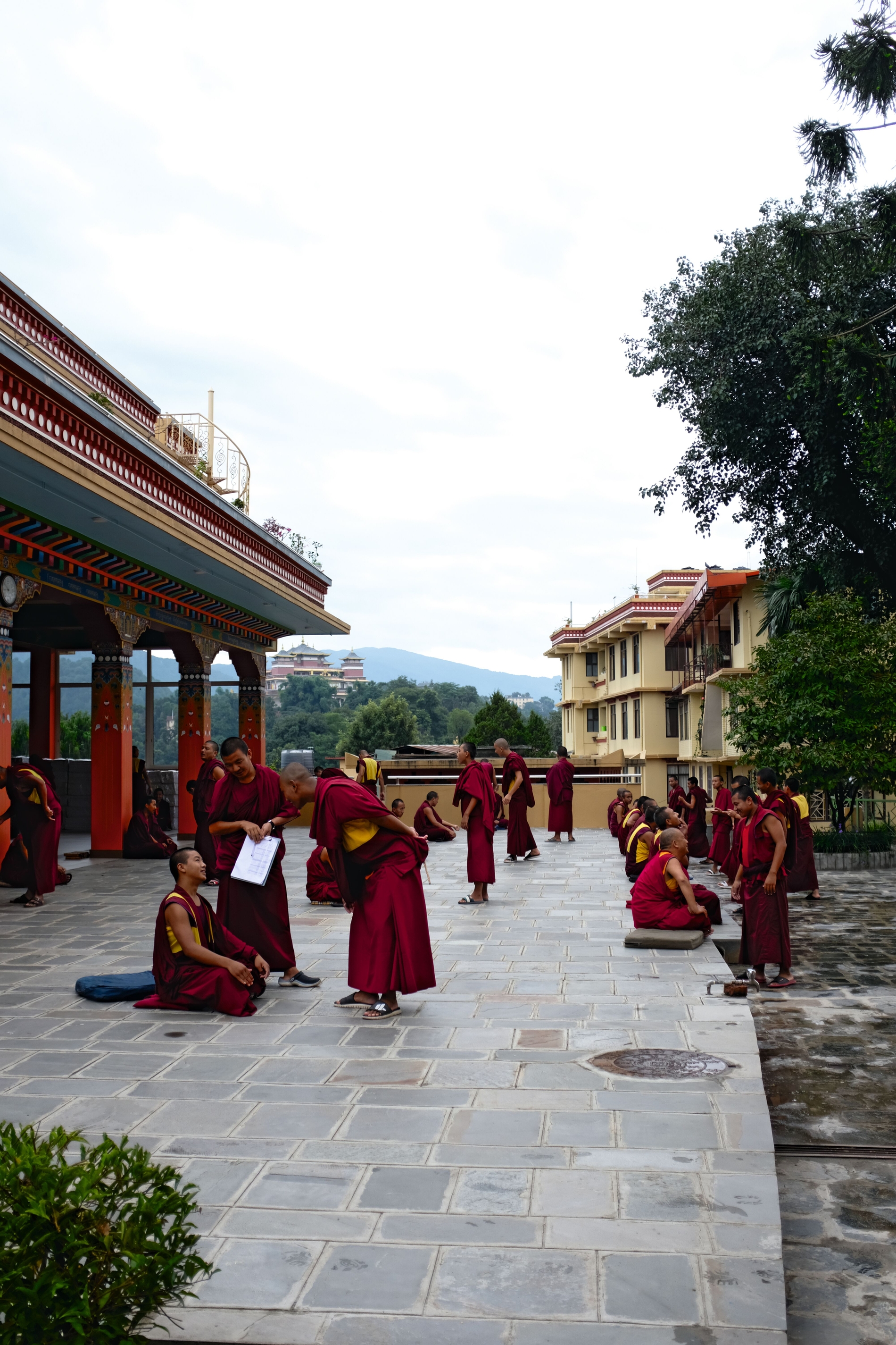 Hilfsprojekt im Kloster Kopan Nepal Mönche