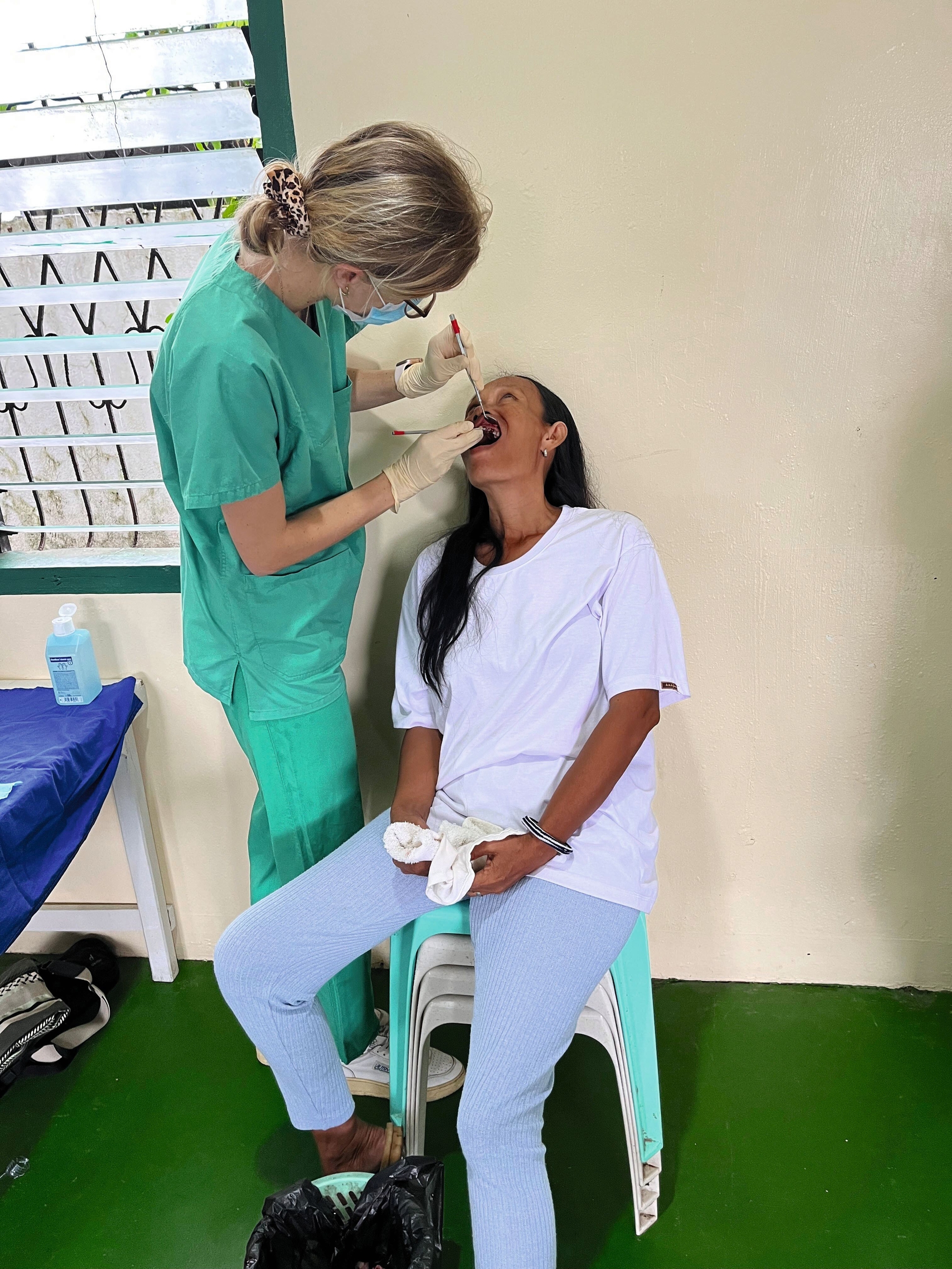 Behandlung bei der Mission