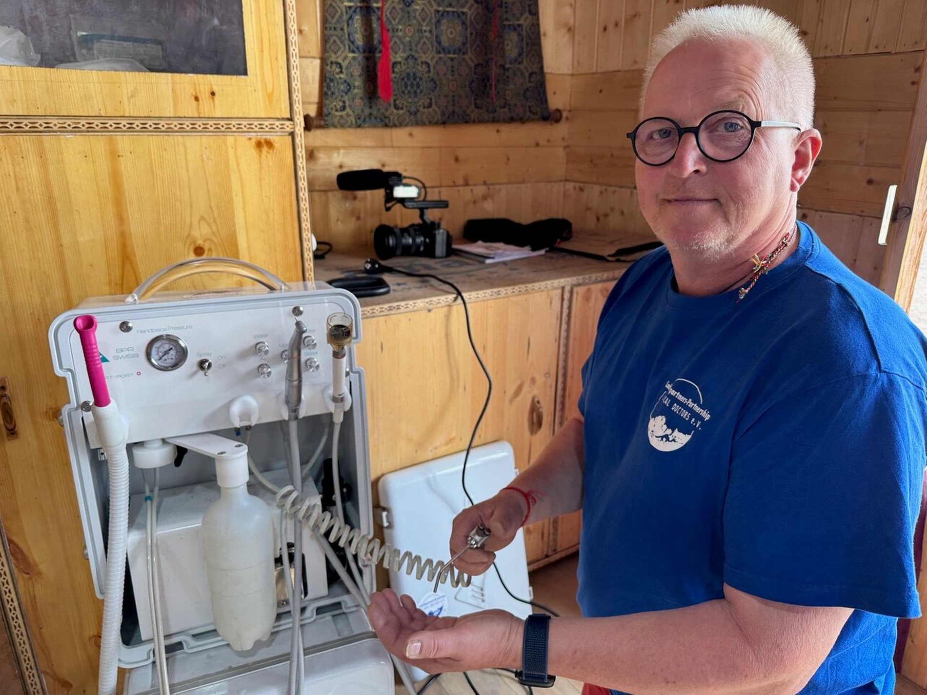 Der Verein Ladakhpartners bei Hilfseinsatz im Himalaya 2025.