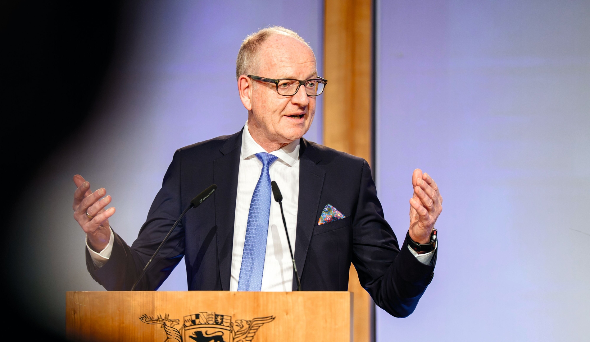 Martin Hendges, Vorstandsvorsitzender der KZBV, beim Frühjahrsempfang 2026 der KZBV Die großen Erfolge der Prävention in der Zahnmedizin werden im Entwurf des GKV-Sparpakets nicht gewürdigt, kritisierte Martin Hendges, Vorstandsvorsitzender der KZBV.