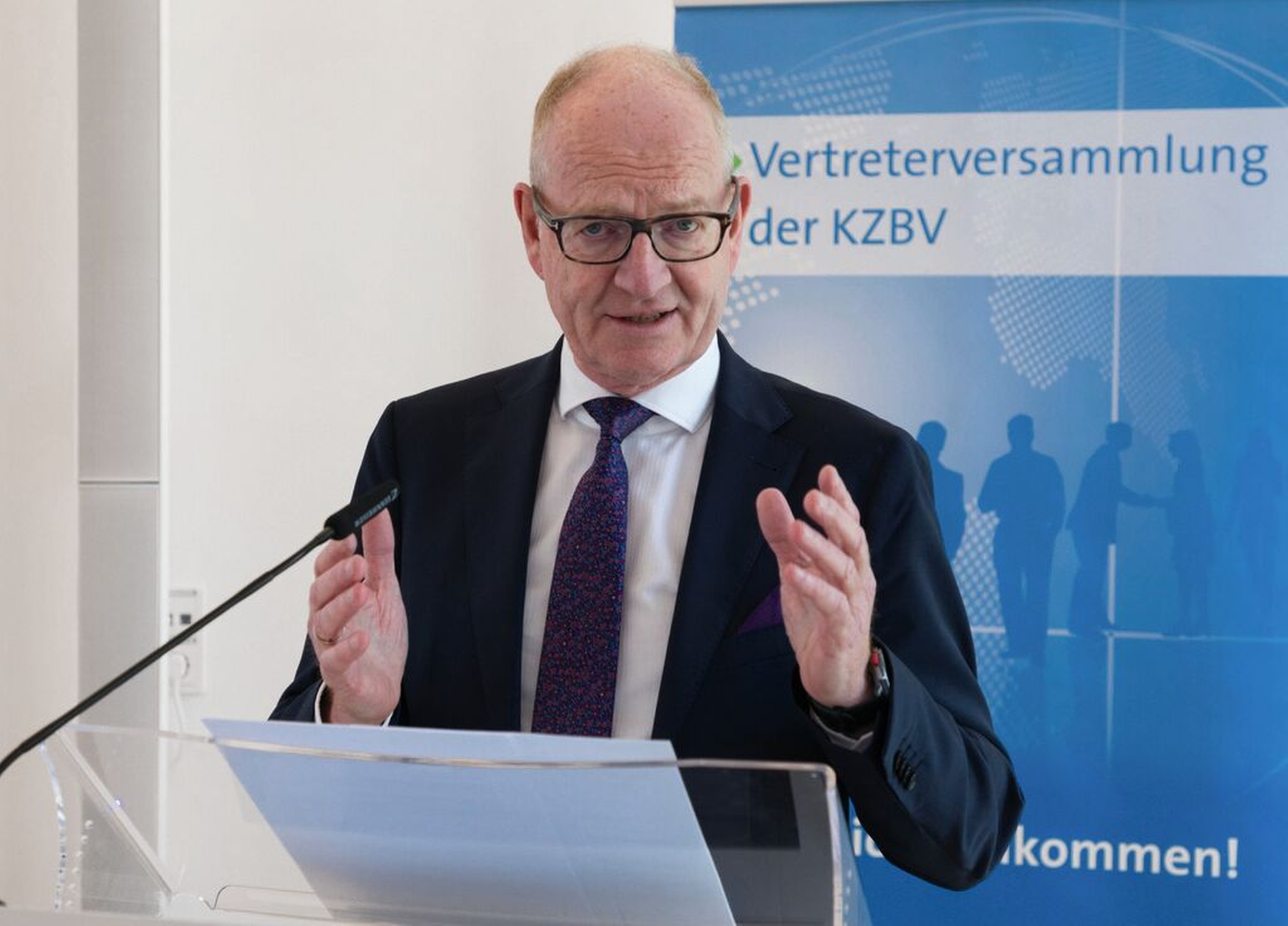 Martin Hendges, KZBV-Vorstandsvorsitzender, bei VV am 11.6.2026 Martin Hendges, KZBV-Vorstandsvorsitzender, bei VV am 11.6.2026