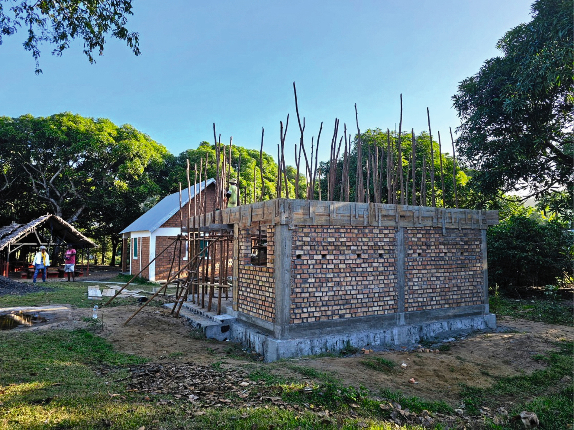 Wiederaufbau des Medizinzentrums in Madagaskar.