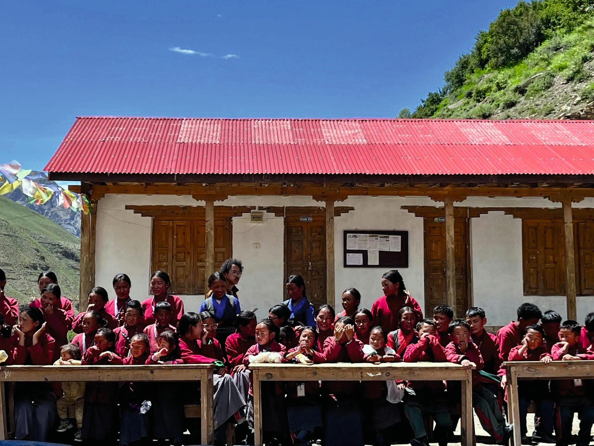 Einsatz in Nepal: Bergschule in Bhijer, Hochgebirgsregion Upper Dolpo.
