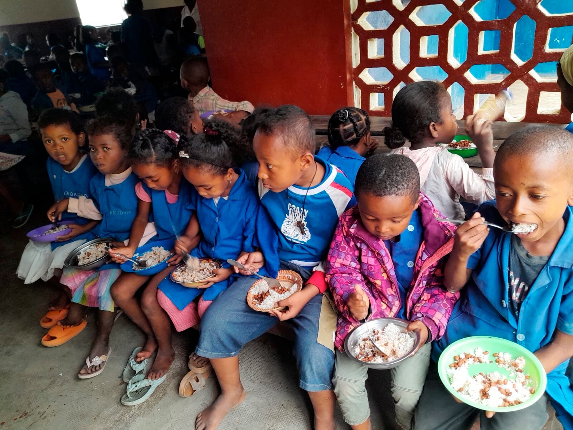 Schulspeisung in Fort Dauphin.