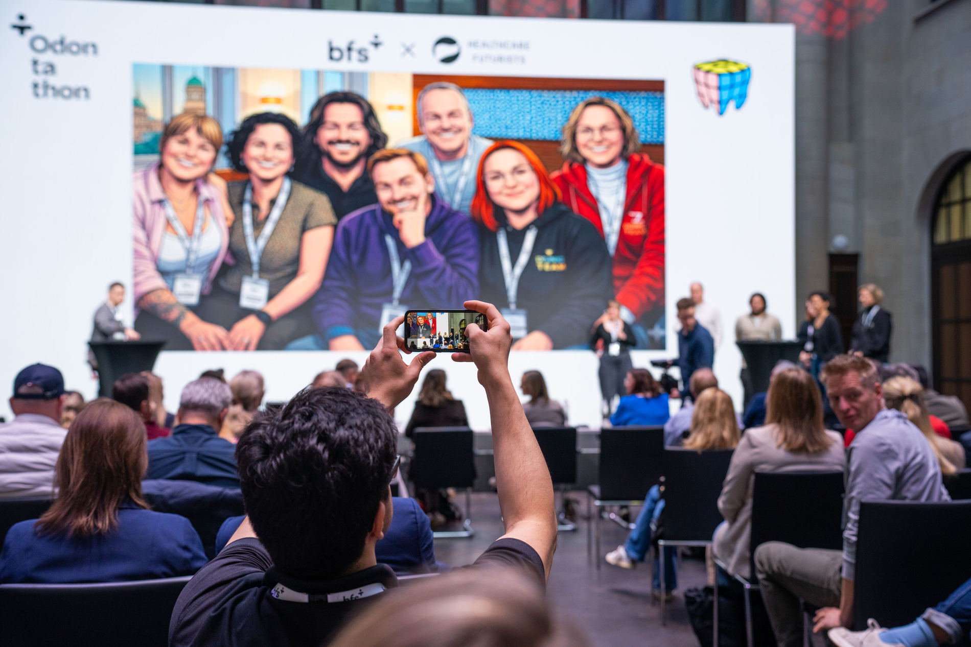 Die Jury des Odontathons 2026 war begeistert von den Ergebnissen der Teilnehmerinnen und Teilnehmern.