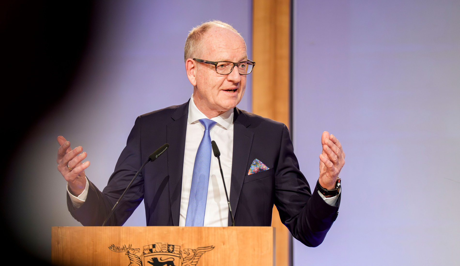 Martin Hendges, Vorstandsvorsitzender der KZBV, beim Frühjahrsempfang 2026 der KZBV